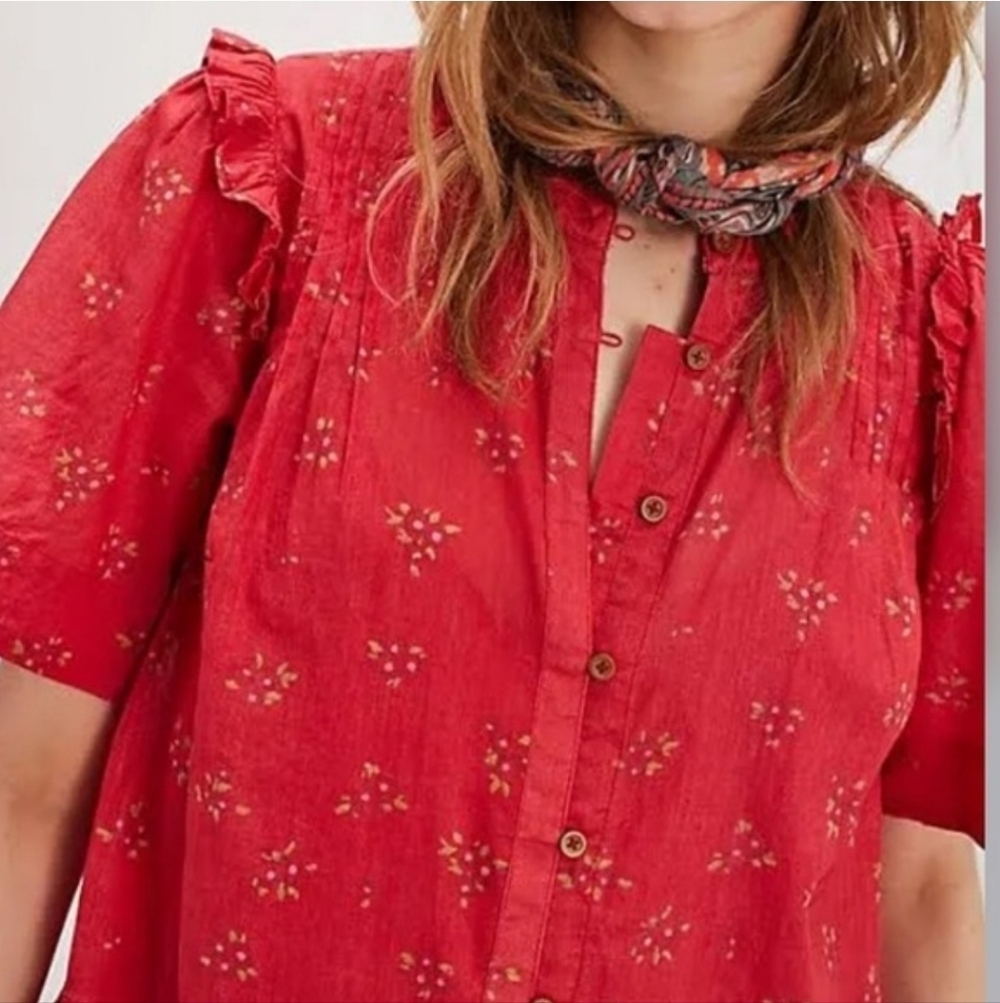 Free People Bella Mae Floral Midi Dress - Picture 3 of 12